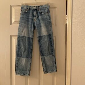 Zara Blue Denim Jeans Classic Casual Style